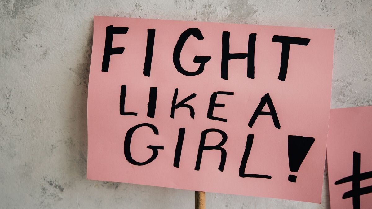 feminist placard
